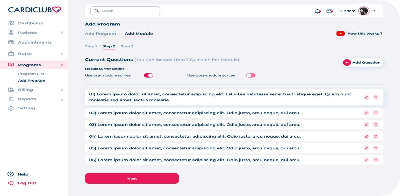 Program-Add -Module(Step2) 1